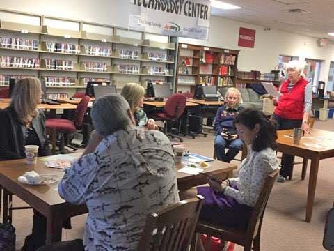 Adults learning in technology center